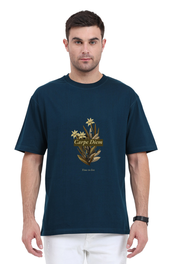 Men Motivational Oversized Classic T Shirt  - Diem