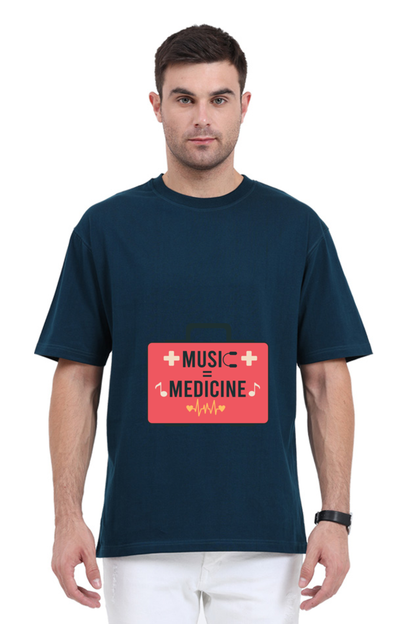 Men Oversized Classic T Shirt - Medicine