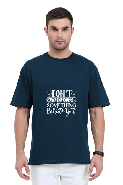 Men Motivational Oversized Classic T Shirt  - Stumble