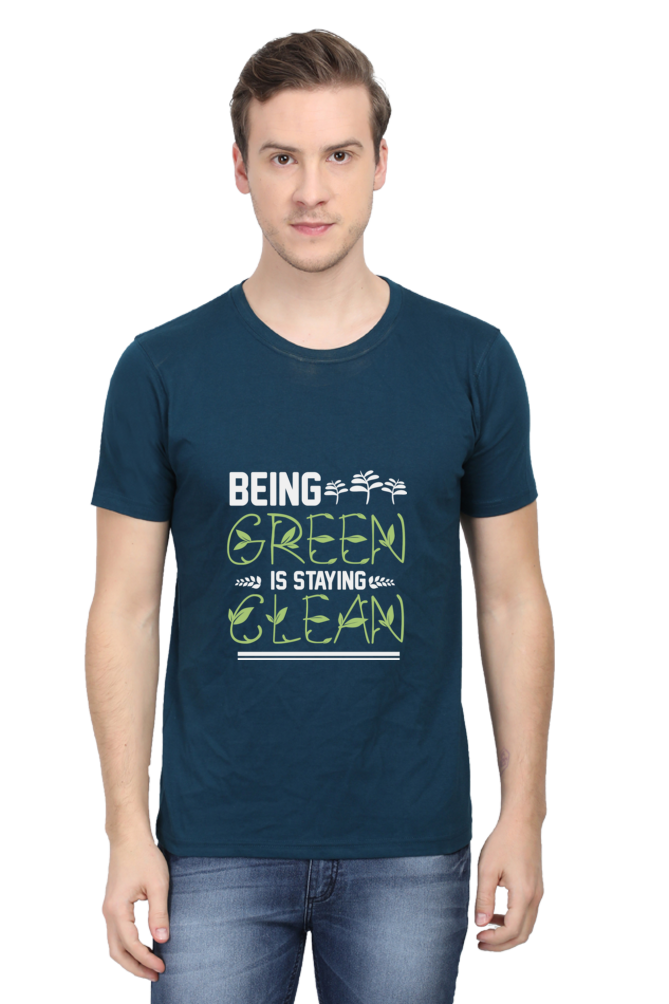 Men's Gardening Cotton Round Neck T-Shirt - clean