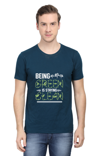 Men's Gardening Cotton Round Neck T-Shirt - clean