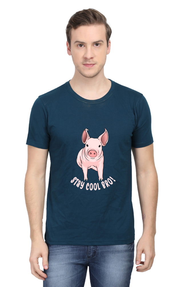 Men's Funny & Queen SVG Round Neck T-Shirt - cool