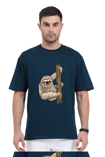 Men Sloth Oversized Classic T Shirt  - grandpaa sloth