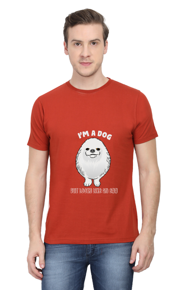Men's Funny & Queen SVG Round Neck T-Shirt - dog