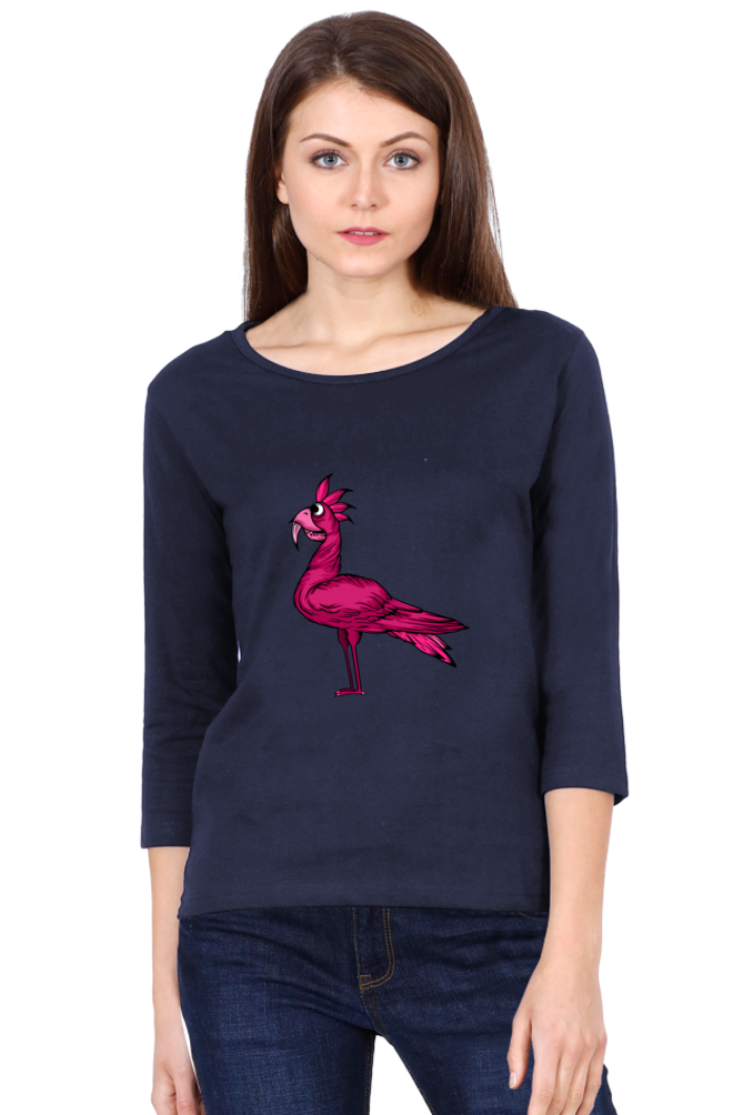 Women’s Full Sleeves Animal's & Monster's  T-Shirts - monster bird