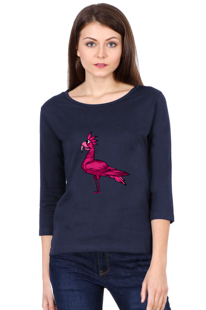 Women’s Full Sleeves Animal's & Monster's  T-Shirts - monster bird