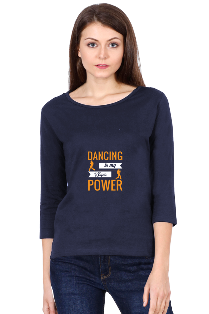 Women’s Full Sleeves Dance T-Shirts - power