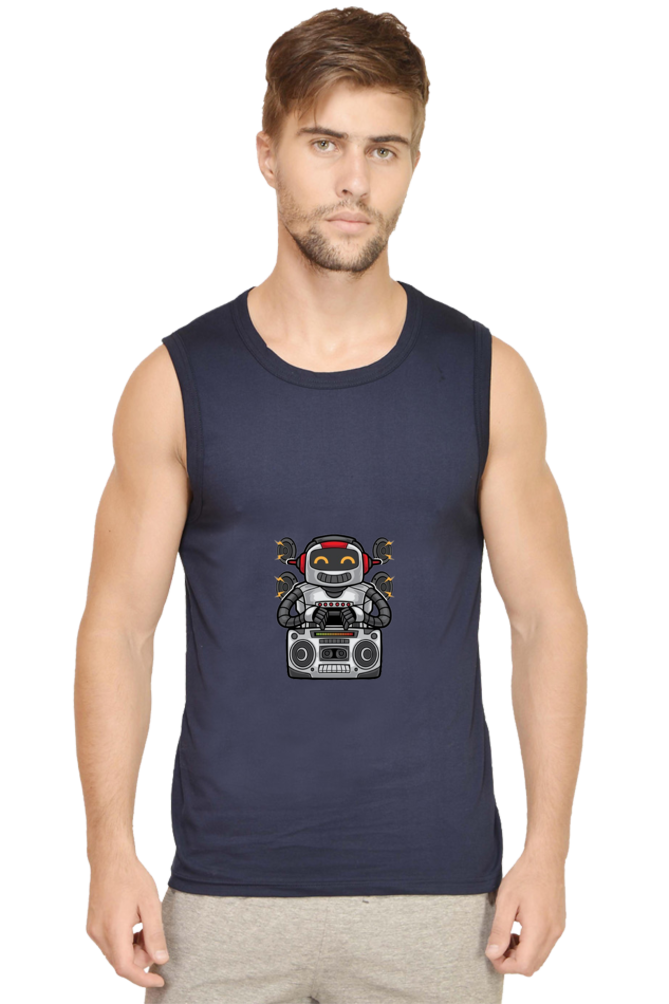 Men’s Dance Gym Vest - radio hip-hop