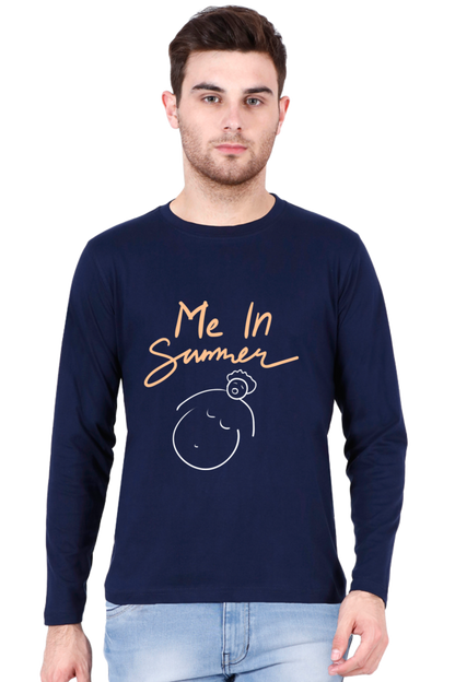 Men’s  Summer Full Sleeve - T Shirt - Me In Summer