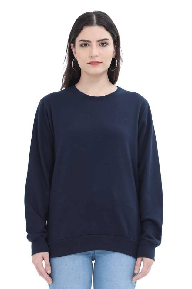 Women Sweatshirt - Plain Sweatshirt