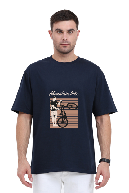 Men Rider Oversized Classic T Shirt  - mountain