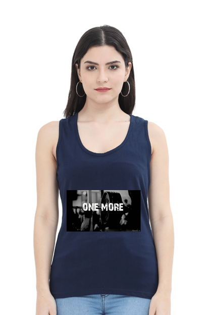Women Minimalistic Tank Top -  One More