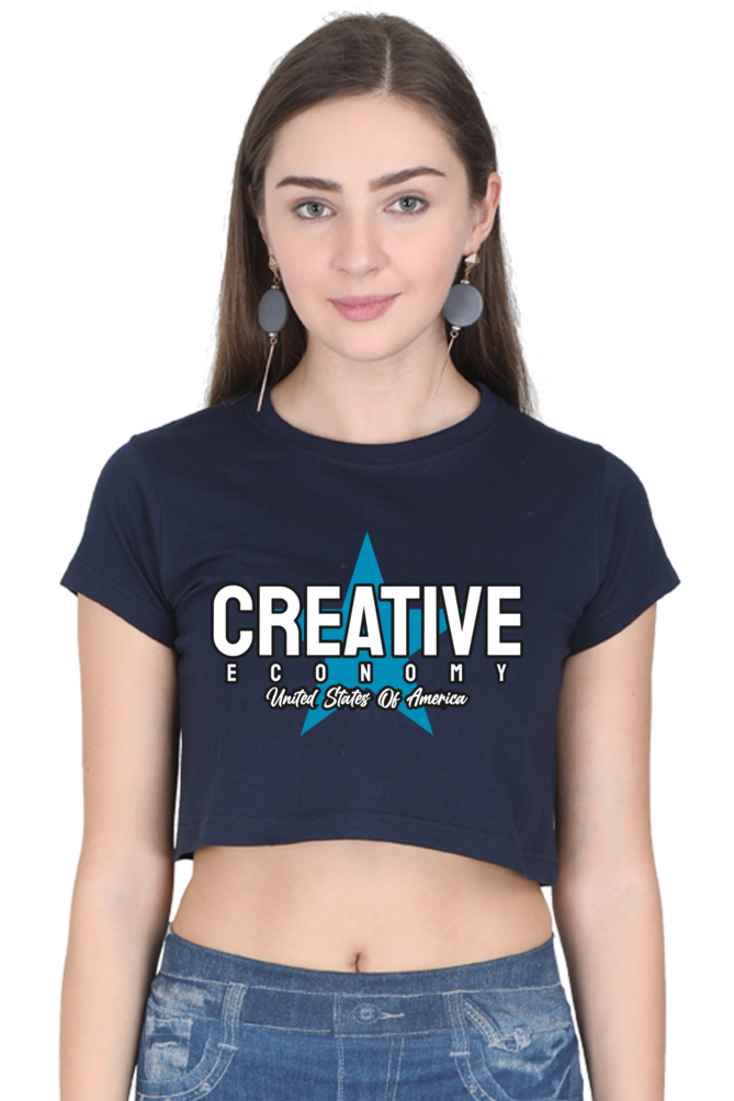 Women's Crop Top - Creative