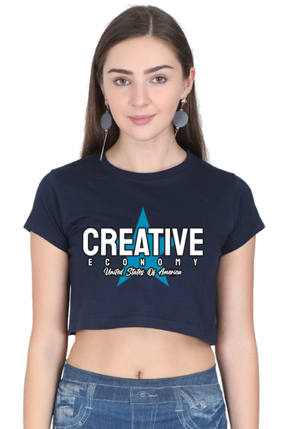 Women's Crop Top - Creative