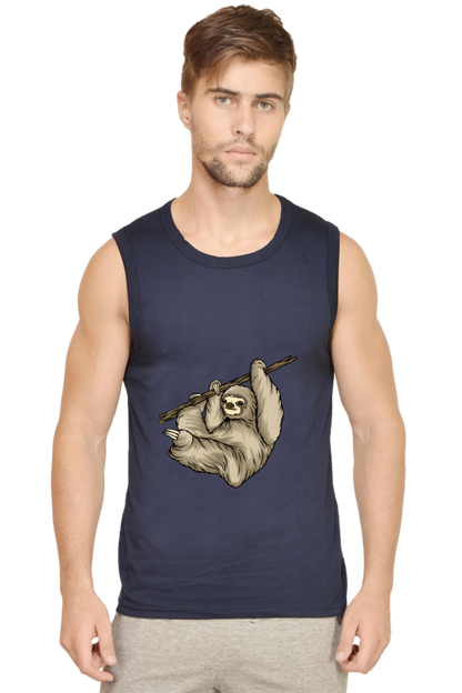 Men’s Sloth Gym Vest - swing along