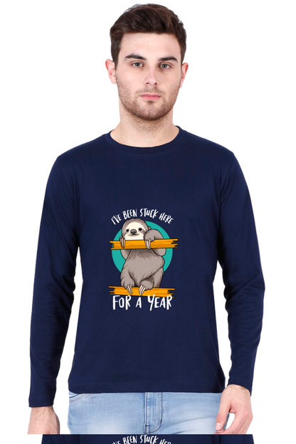 Men’s  Funny & Queen SVG Full Sleeve - T Shirt - stuck