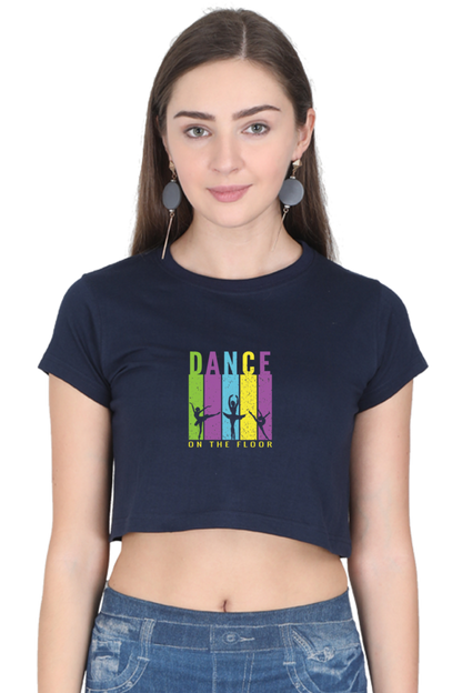 Women Dance Crop Top - floor dance