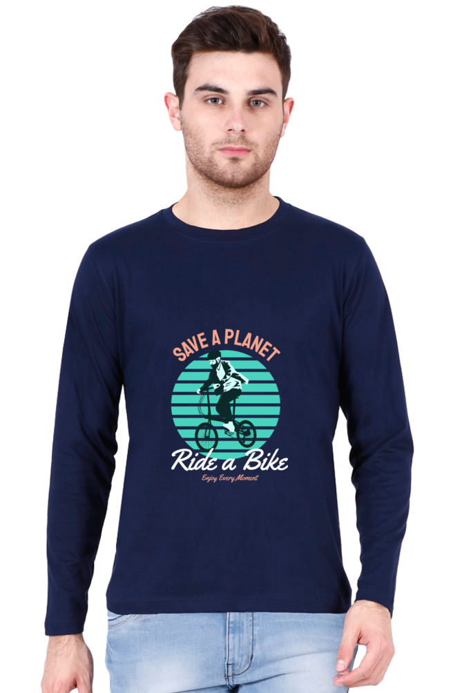 Men’s  BMX Full Sleeve - T Shirt - ride bike
