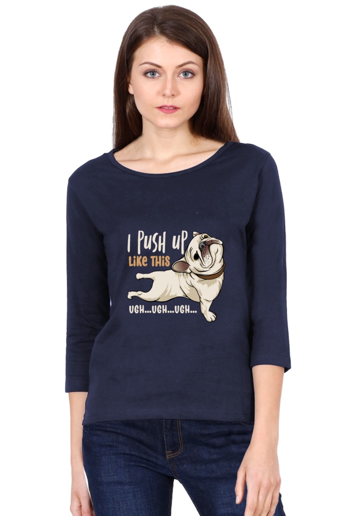 Women’s Full Sleeves Funny & Queen SVG T-Shirts - Push up