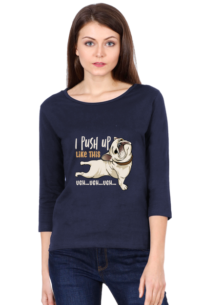 Women’s Full Sleeves Funny & Queen SVG T-Shirts - Push up