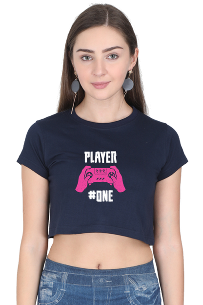 Women Gamer Crop Top - Player