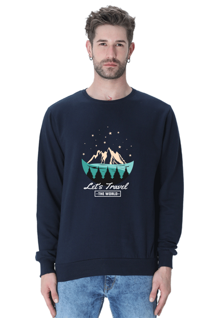 Men Adventure Sweatshirt - let's travel