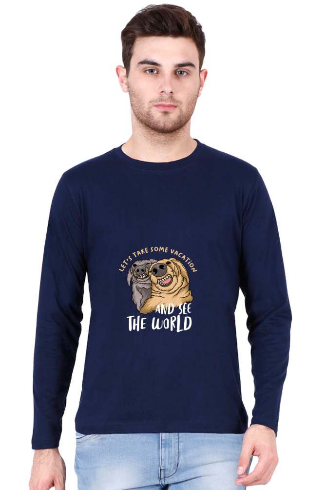 Men’s  Funny & Queen SVG Full Sleeve - T Shirt - vacation