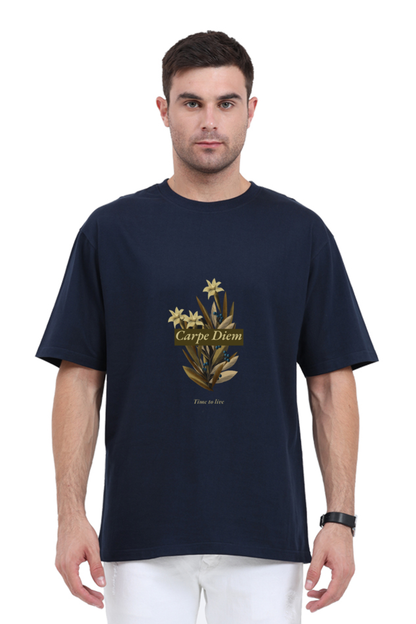 Men Motivational Oversized Classic T Shirt  - Diem