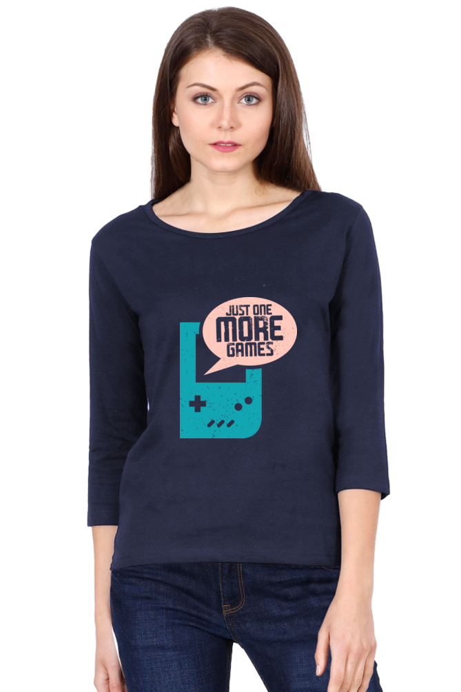 Women’s Full Sleeves Gamer T-Shirts - Just One