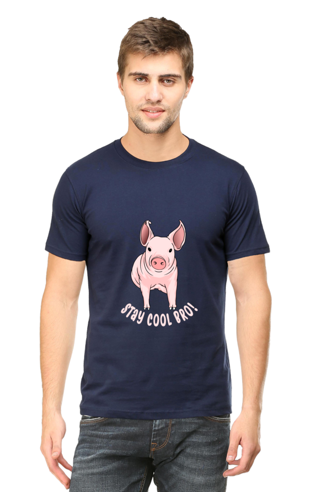 Men's Funny & Queen SVG Round Neck T-Shirt - cool
