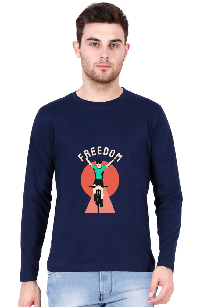 Men's BMX Full sleeve T-Shirt - freedom