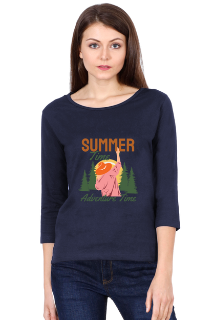 Women’s Full Sleeves Summer T-Shirts -  Adventure