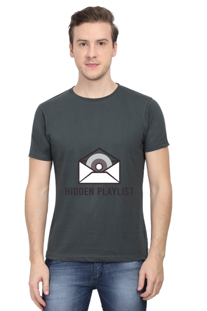 Music Unisex Cotton Round Neck T-shirt - Hidden Playlist