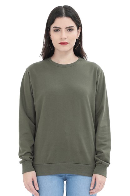 Women Sweatshirt - Plain Sweatshirt