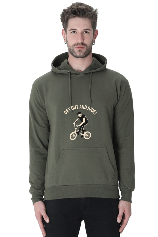 Men's  Rider Sweatshirts Hoodie - get out