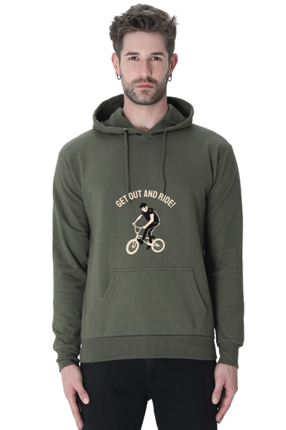 Men's  Rider Sweatshirts Hoodie - get out