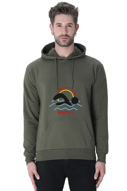 Men's  Swimming Sweatshirts Hoodie - Faster