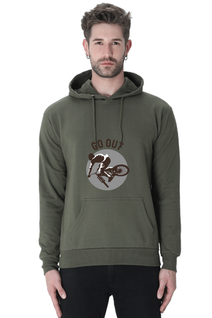 Men's  Rider Sweatshirts Hoodie - go out