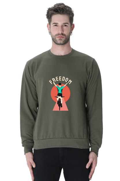 Men Rider Sweatshirt - freedom