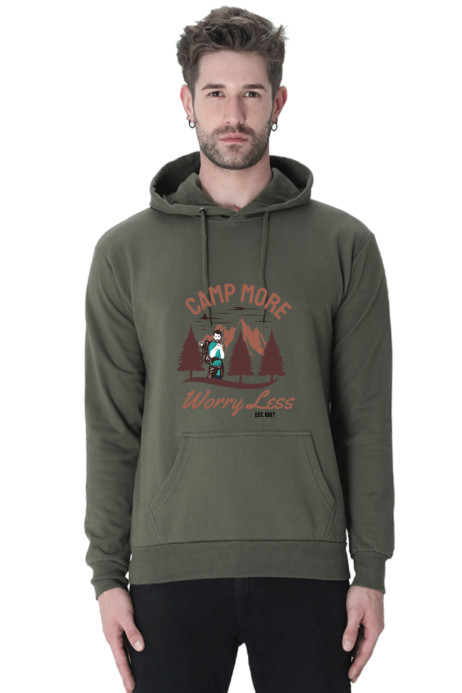 Men's  Adventure Sweatshirts Hoodie - worryless