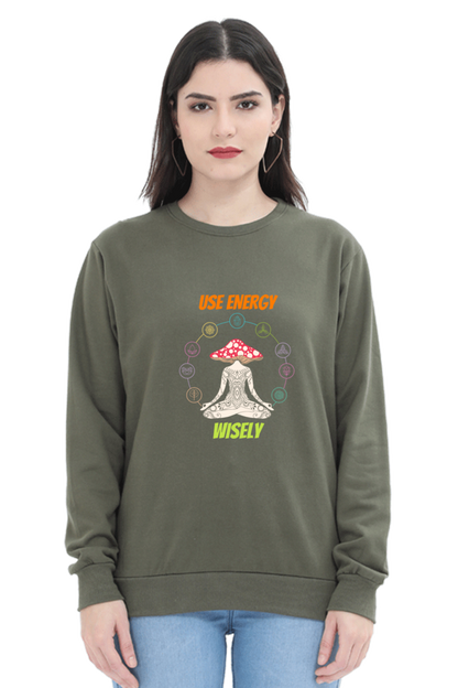 Women Sweatshirt - Use Energy Wisely