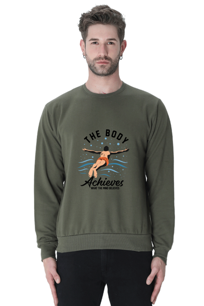 Men Swimming Sweatshirt - Achieves