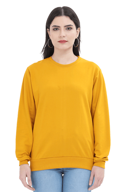 Women Sweatshirt - Plain Sweatshirt