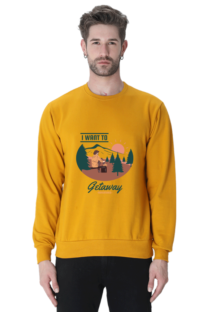 Men Adventure Sweatshirt - get away