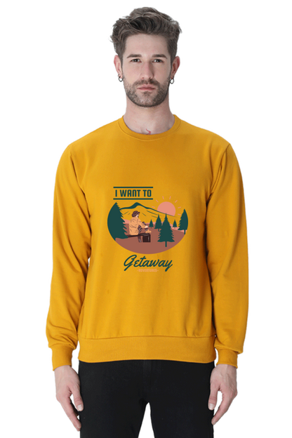 Men Adventure Sweatshirt - get away