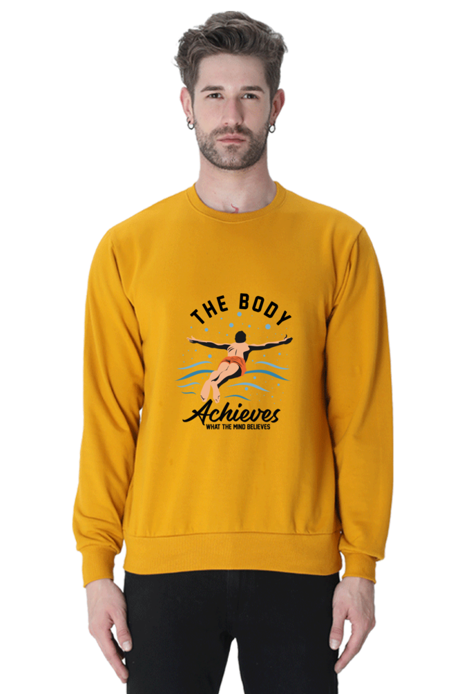 Men Swimming Sweatshirt - Achieves