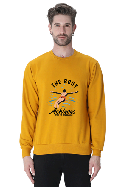 Men Swimming Sweatshirt - Achieves