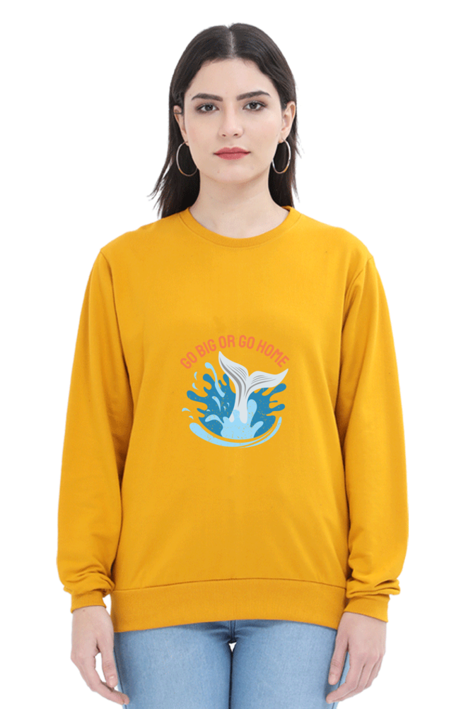 Women Swimming Sweatshirt - Go Home
