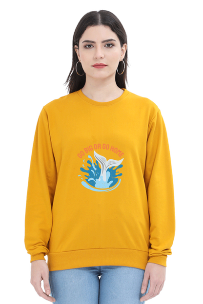 Women Swimming Sweatshirt - Go Home
