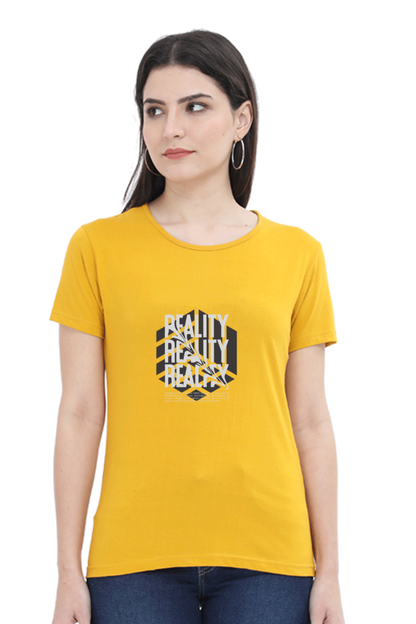 Women’s Round Neck Stones T-Shirts - Reality